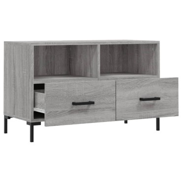 vidaXL Έπιπλο Τηλεόρασης Γκρι Sonoma 80x36x50cm από Επεξεργ. Ξύλο