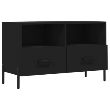 vidaXL Έπιπλο Τηλεόρασης Μαύρο 80x36x50cm από Επεξεργασμένο Ξύλο