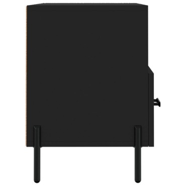 vidaXL Έπιπλο Τηλεόρασης Μαύρο 80x36x50cm από Επεξεργασμένο Ξύλο