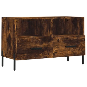 vidaXL Έπιπλο Τηλεόρασης Καπνιστή Δρυς 80x36x50cm Επεξ. Ξύλο