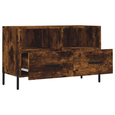 vidaXL Έπιπλο Τηλεόρασης Καπνιστή Δρυς 80x36x50cm Επεξ. Ξύλο