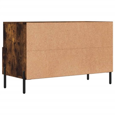 vidaXL Έπιπλο Τηλεόρασης Καπνιστή Δρυς 80x36x50cm Επεξ. Ξύλο