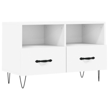 vidaXL Έπιπλο Τηλεόρασης Λευκό 80x36x50cm από Επεξεργασμένο Ξύλο