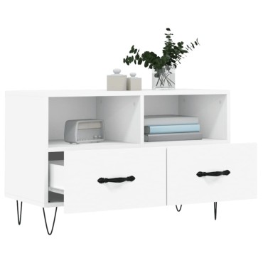 vidaXL Έπιπλο Τηλεόρασης Λευκό 80x36x50cm από Επεξεργασμένο Ξύλο