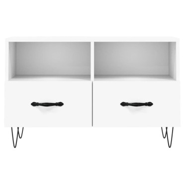 vidaXL Έπιπλο Τηλεόρασης Λευκό 80x36x50cm από Επεξεργασμένο Ξύλο