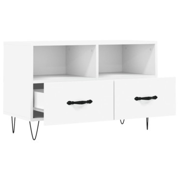vidaXL Έπιπλο Τηλεόρασης Λευκό 80x36x50cm από Επεξεργασμένο Ξύλο