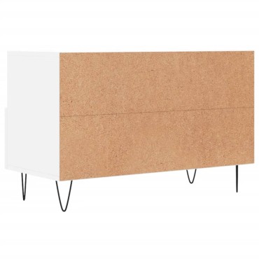 vidaXL Έπιπλο Τηλεόρασης Λευκό 80x36x50cm από Επεξεργασμένο Ξύλο