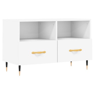 vidaXL Έπιπλο Τηλεόρασης Λευκό 80x36x50cm από Επεξεργασμένο Ξύλο