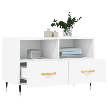 vidaXL Έπιπλο Τηλεόρασης Λευκό 80x36x50cm από Επεξεργασμένο Ξύλο