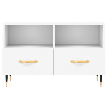 vidaXL Έπιπλο Τηλεόρασης Λευκό 80x36x50cm από Επεξεργασμένο Ξύλο