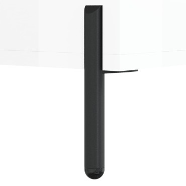 vidaXL Έπιπλο Τηλεόρασης Γυαλ. Λευκό 80x36x50cm Επεξεργασμένο Ξύλο