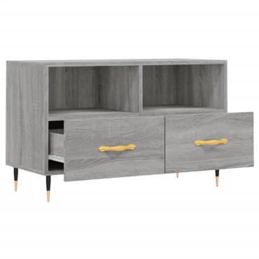 vidaXL Έπιπλο Τηλεόρασης Γκρι Sonoma 80x36x50cm από Επεξεργ. Ξύλο