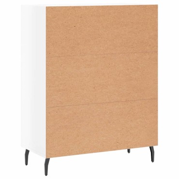 vidaXL Ντουλάπι Γυαλιστερό Λευκό 69,5x34x90cm Επεξεργασμένο Ξύλο 1 τεμ.