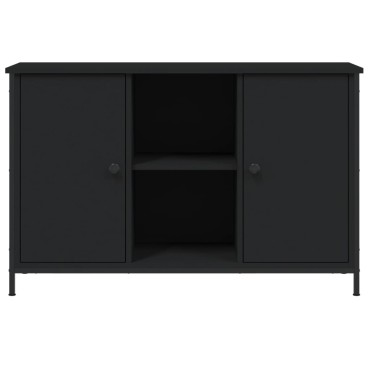 vidaXL Έπιπλο Τηλεόρασης Μαύρο 100x35x65cm Επεξεργασμένο Ξύλο