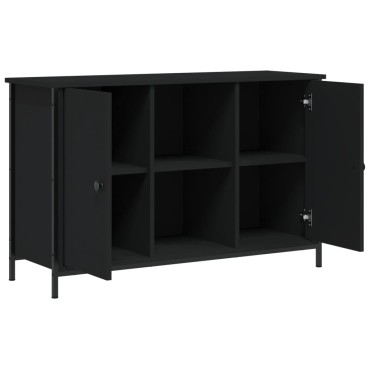 vidaXL Έπιπλο Τηλεόρασης Μαύρο 100x35x65cm Επεξεργασμένο Ξύλο