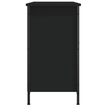 vidaXL Έπιπλο Τηλεόρασης Μαύρο 100x35x65cm Επεξεργασμένο Ξύλο
