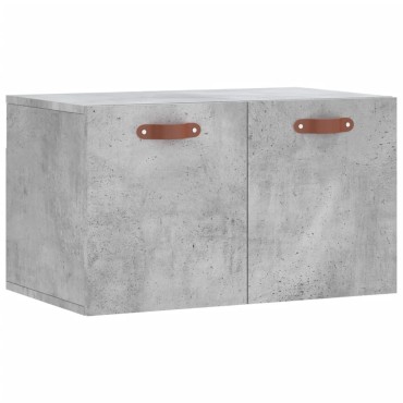 vidaXL Ντουλάπι Τοίχου Γκρι Σκυρ. 60x36,5x35cm Επεξεργασμένο Ξύλο 1 τεμ.