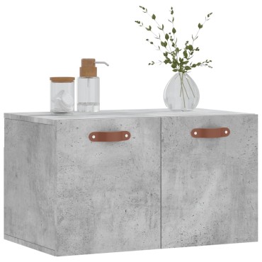vidaXL Ντουλάπι Τοίχου Γκρι Σκυρ. 60x36,5x35cm Επεξεργασμένο Ξύλο 1 τεμ.