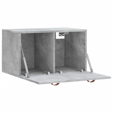 vidaXL Ντουλάπι Τοίχου Γκρι Σκυρ. 60x36,5x35cm Επεξεργασμένο Ξύλο 1 τεμ.