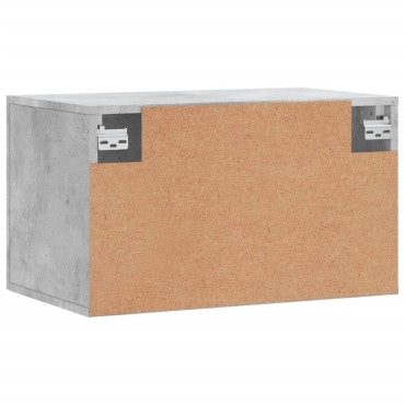 vidaXL Ντουλάπι Τοίχου Γκρι Σκυρ. 60x36,5x35cm Επεξεργασμένο Ξύλο 1 τεμ.