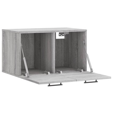 vidaXL Ντουλάπι Τοίχου Γκρι Sonoma 60x36,5x35cm Επεξεργασμένο Ξύλο 1 τεμ.