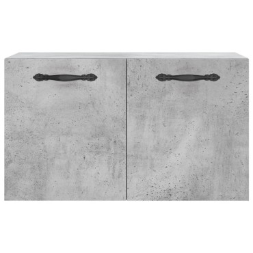vidaXL Ντουλάπι Τοίχου Γκρι Σκυρ. 60x36,5x35cm Επεξεργασμένο Ξύλο 1 τεμ.