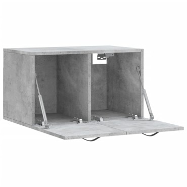 vidaXL Ντουλάπι Τοίχου Γκρι Σκυρ. 60x36,5x35cm Επεξεργασμένο Ξύλο 1 τεμ.