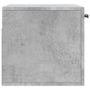 vidaXL Ντουλάπι Τοίχου Γκρι Σκυρ. 60x36,5x35cm Επεξεργασμένο Ξύλο 1 τεμ.