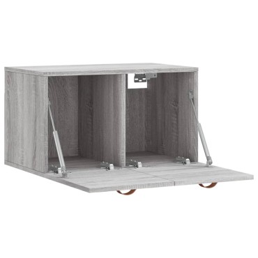vidaXL Ντουλάπι Τοίχου Γκρι Sonoma 60x36,5x35cm Επεξεργασμένο Ξύλο 1 τεμ.
