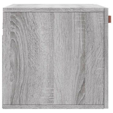 vidaXL Ντουλάπι Τοίχου Γκρι Sonoma 60x36,5x35cm Επεξεργασμένο Ξύλο 1 τεμ.