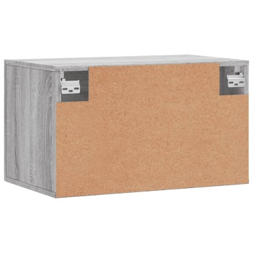 vidaXL Ντουλάπι Τοίχου Γκρι Sonoma 60x36,5x35cm Επεξεργασμένο Ξύλο 1 τεμ.