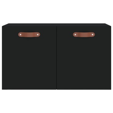 vidaXL Ντουλάπι Τοίχου Μαύρο 60x36,5x35cm από Επεξεργασμένο Ξύλο 1 τεμ.