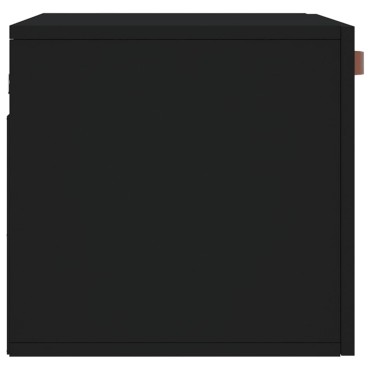 vidaXL Ντουλάπι Τοίχου Μαύρο 60x36,5x35cm από Επεξεργασμένο Ξύλο 1 τεμ.