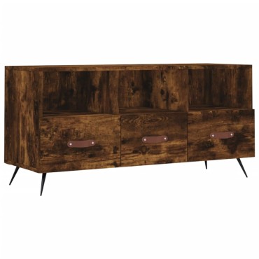 vidaXL Έπιπλο Τηλεόρασης Καπνιστή Δρυς 102x36x50cm Επεξεργασμένο Ξύλο
