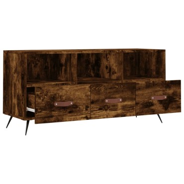 vidaXL Έπιπλο Τηλεόρασης Καπνιστή Δρυς 102x36x50cm Επεξεργασμένο Ξύλο