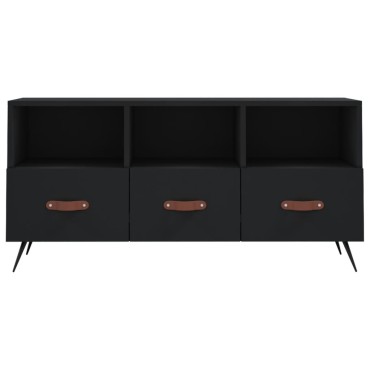 vidaXL Έπιπλο Τηλεόρασης Μαύρο 102x36x50cm από Επεξεργ. Ξύλο