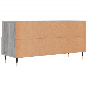 vidaXL Έπιπλο Τηλεόρασης Γκρι Sonoma 102x36x50cm Επεξεργασμένο Ξύλο