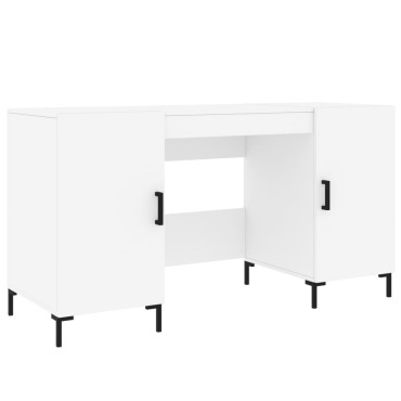 vidaXL Γραφείο Λευκό 140x50x75cm από Επεξεργασμένο Ξύλο 1 τεμ.