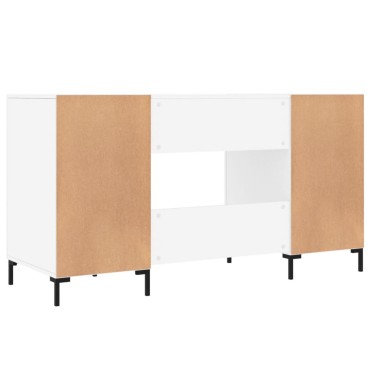 vidaXL Γραφείο Λευκό 140x50x75cm από Επεξεργασμένο Ξύλο 1 τεμ.