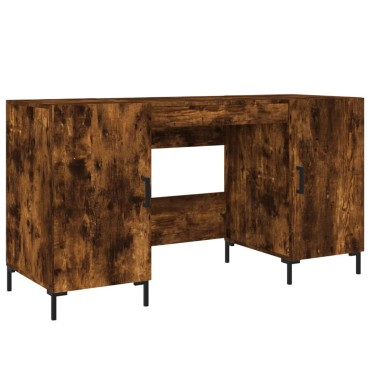 vidaXL Γραφείο Καπνιστή Δρυς 140x50x75cm από Επεξεργασμένο Ξύλο 1 τεμ.