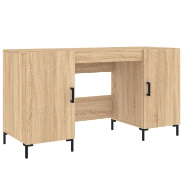 vidaXL Γραφείο Sonoma Δρυς 140x50x75cm από Επεξεργασμένο Ξύλο 1 τεμ.