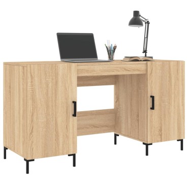 vidaXL Γραφείο Sonoma Δρυς 140x50x75cm από Επεξεργασμένο Ξύλο 1 τεμ.