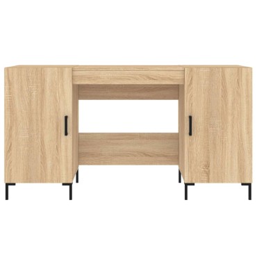 vidaXL Γραφείο Sonoma Δρυς 140x50x75cm από Επεξεργασμένο Ξύλο 1 τεμ.