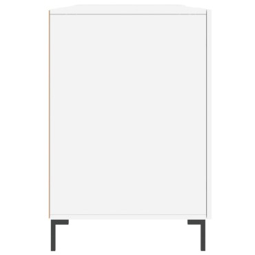 vidaXL Γραφείο Γυαλιστερό Λευκό 140x50x75cm Επεξεργασμένο Ξύλο 1 τεμ.