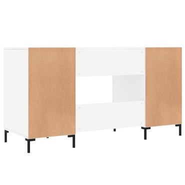 vidaXL Γραφείο Γυαλιστερό Λευκό 140x50x75cm Επεξεργασμένο Ξύλο 1 τεμ.