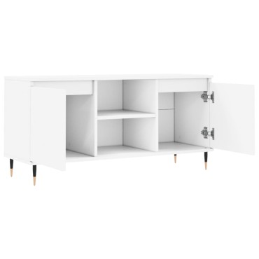 vidaXL Έπιπλο Τηλεόρασης Λευκό 104x35x50cm από Επεξεργ. Ξύλο