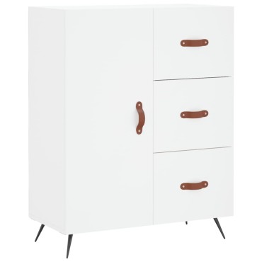 vidaXL Ντουλάπι Λευκό 69,5x34x90cm από Επεξεργασμένο Ξύλο 1 τεμ.