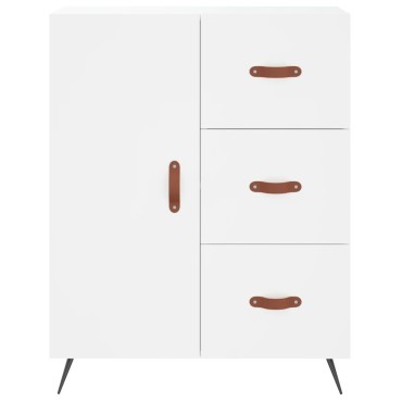 vidaXL Ντουλάπι Λευκό 69,5x34x90cm από Επεξεργασμένο Ξύλο 1 τεμ.