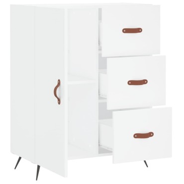vidaXL Ντουλάπι Λευκό 69,5x34x90cm από Επεξεργασμένο Ξύλο 1 τεμ.
