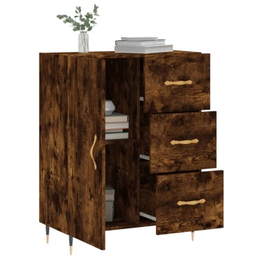 vidaXL Ντουλάπι Καπνιστή Δρυς 69,5x34x90cm Επεξεργασμένο Ξύλο 1 τεμ.